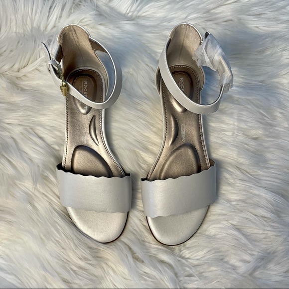 Rockport Total Motion Zandra white sandals size 5 - Picture 4 of 9